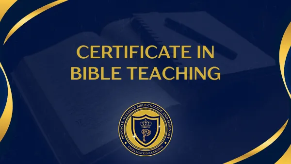 CERTIFICATE IN BIBLE TEACHING