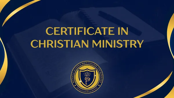 CERTIFICATE IN CHRISTIAN MINISTRY
