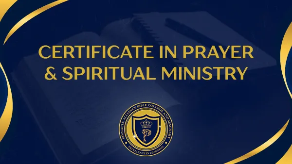 CERTIFICATE IN PRAYER & SPIRITUAL MINISTRY