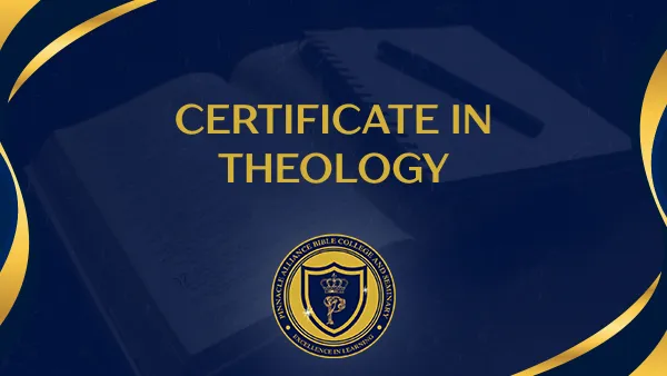 CERTIFICATE IN THEOLOGY